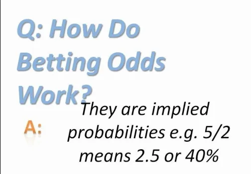 How Do Odds Work In Football