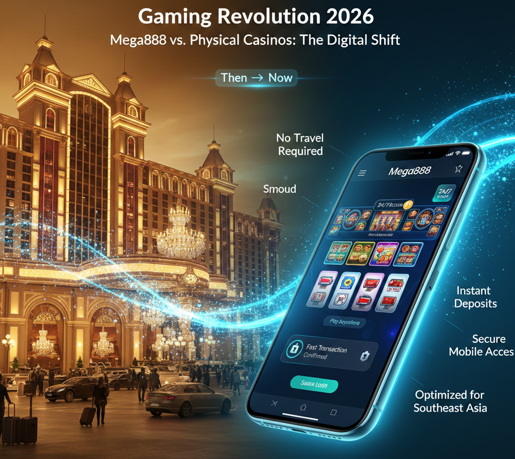 The Evolution of Gaming Experience Mega888 Mobile Gaming vs Physical Casino Comparison