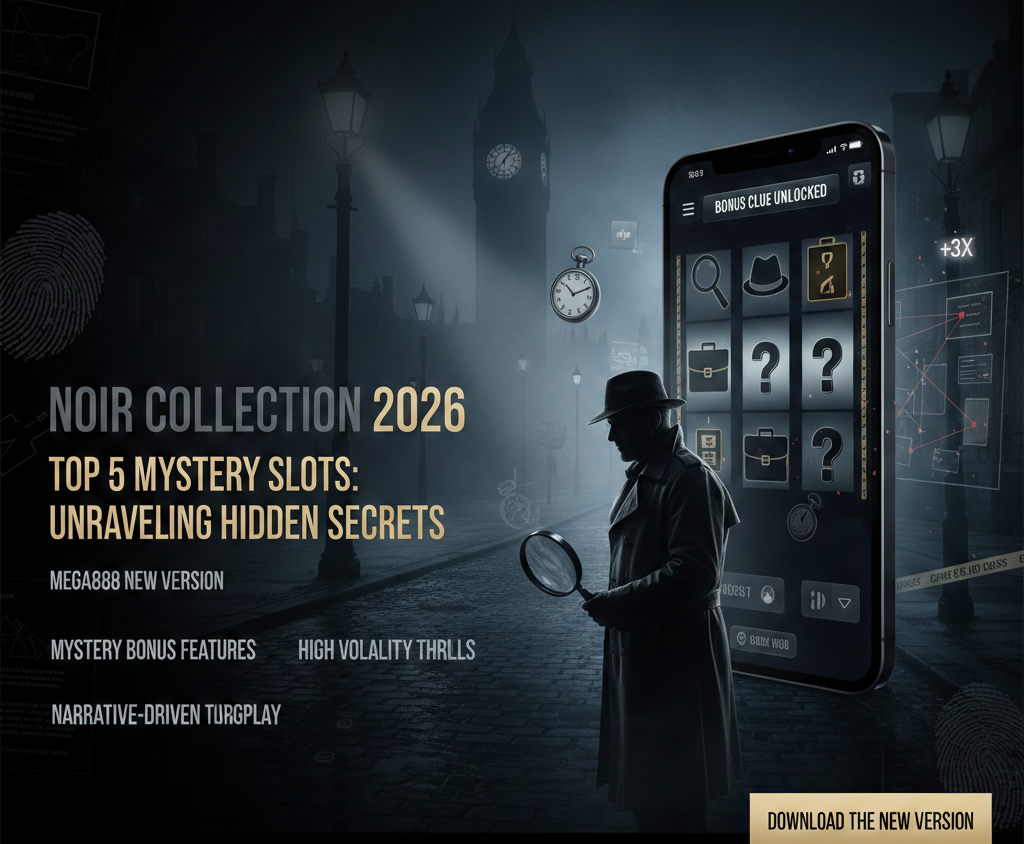 Top 5 Mystery Themed Slots Mega888